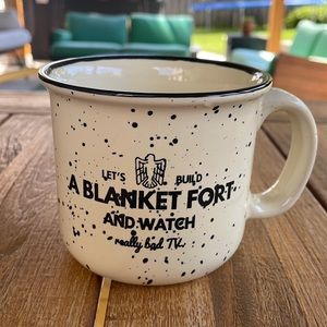 Ceramic Mug - speckled glaze, cream and black NEW